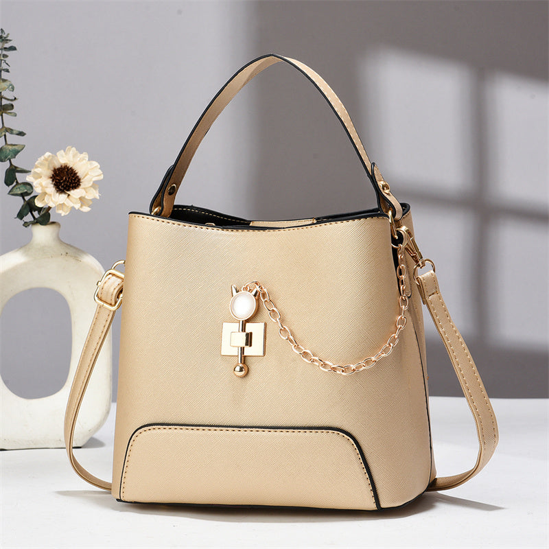Aurevia Elegant Bucket Handbag – Women Luxury Shoulder & Crossbody Bag